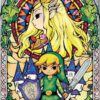 Diamond Painting Zelda Abstract voorbeeldafbeelding van het volledige ontwerp