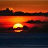 Diamond Painting Zonsondergang voorbeeldafbeelding van het volledige ontwerp