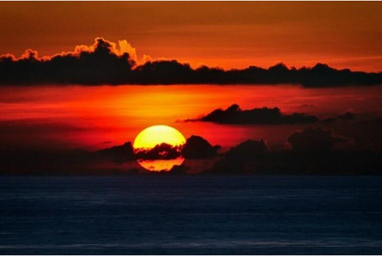 Diamond Painting Zonsondergang voorbeeldafbeelding van het volledige ontwerp