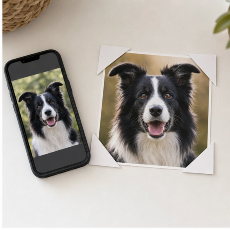 Voorbeeldweergave: een scherpe eigen foto kiezen voor de upload