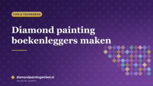 Diamond painting boekenleggers maken