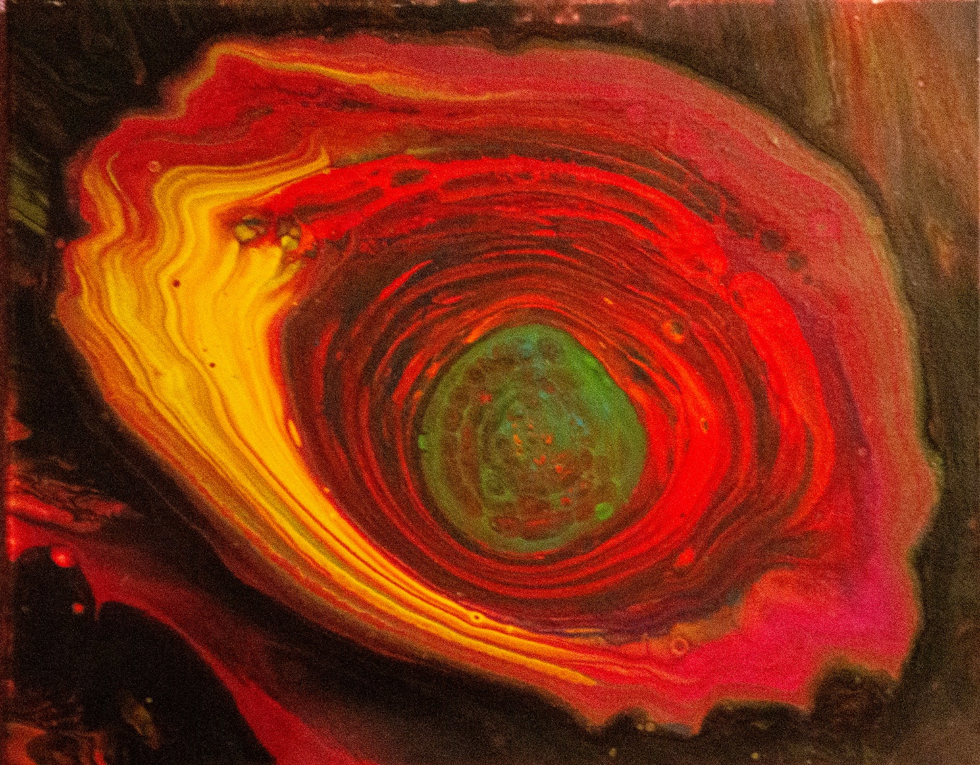 Het originele gegoten doek Het kosmische ovaal in het universum